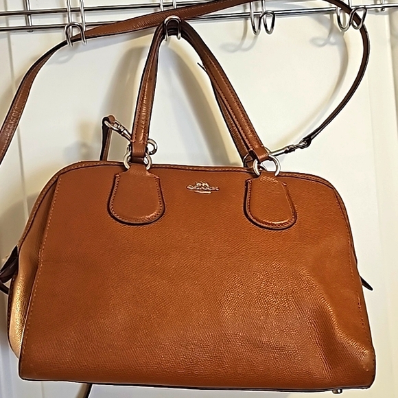 Coach Tan Nolita Satchel, Detachable & Adjustable Strap - Picture 7 of 11
